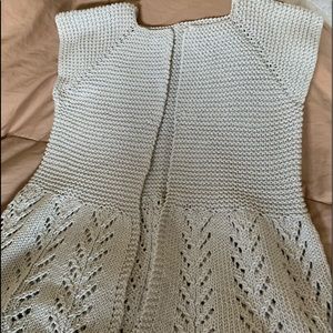 Grey hand knit size small